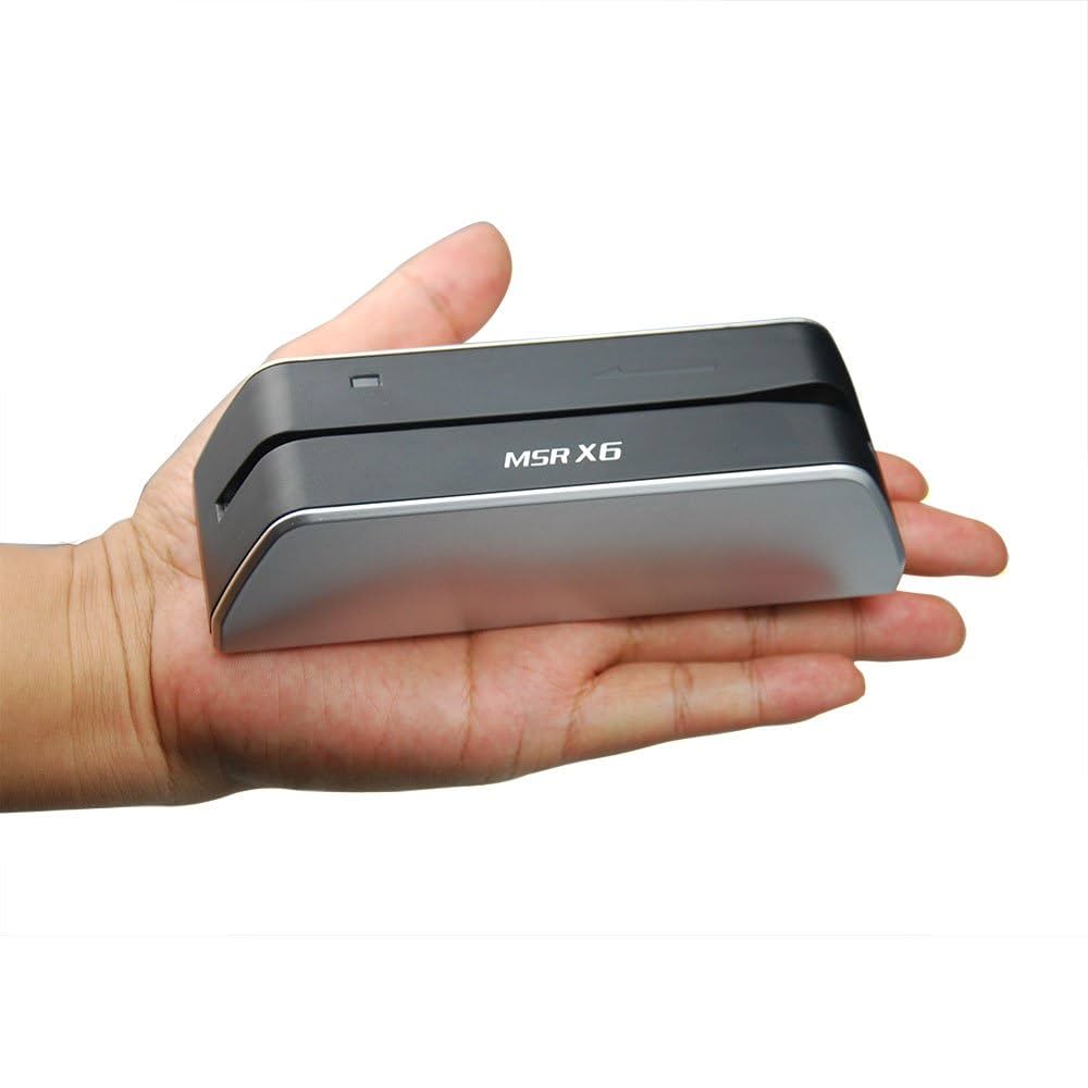 Deftun MSRX6 Smallest USB Magnetic Stripe Credit Reader